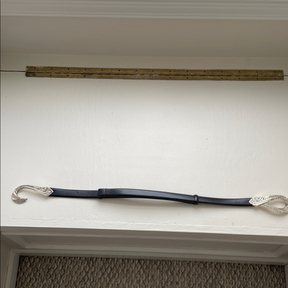 Chico's Black and Silver Art Deco Belt - Picture 4 of 6